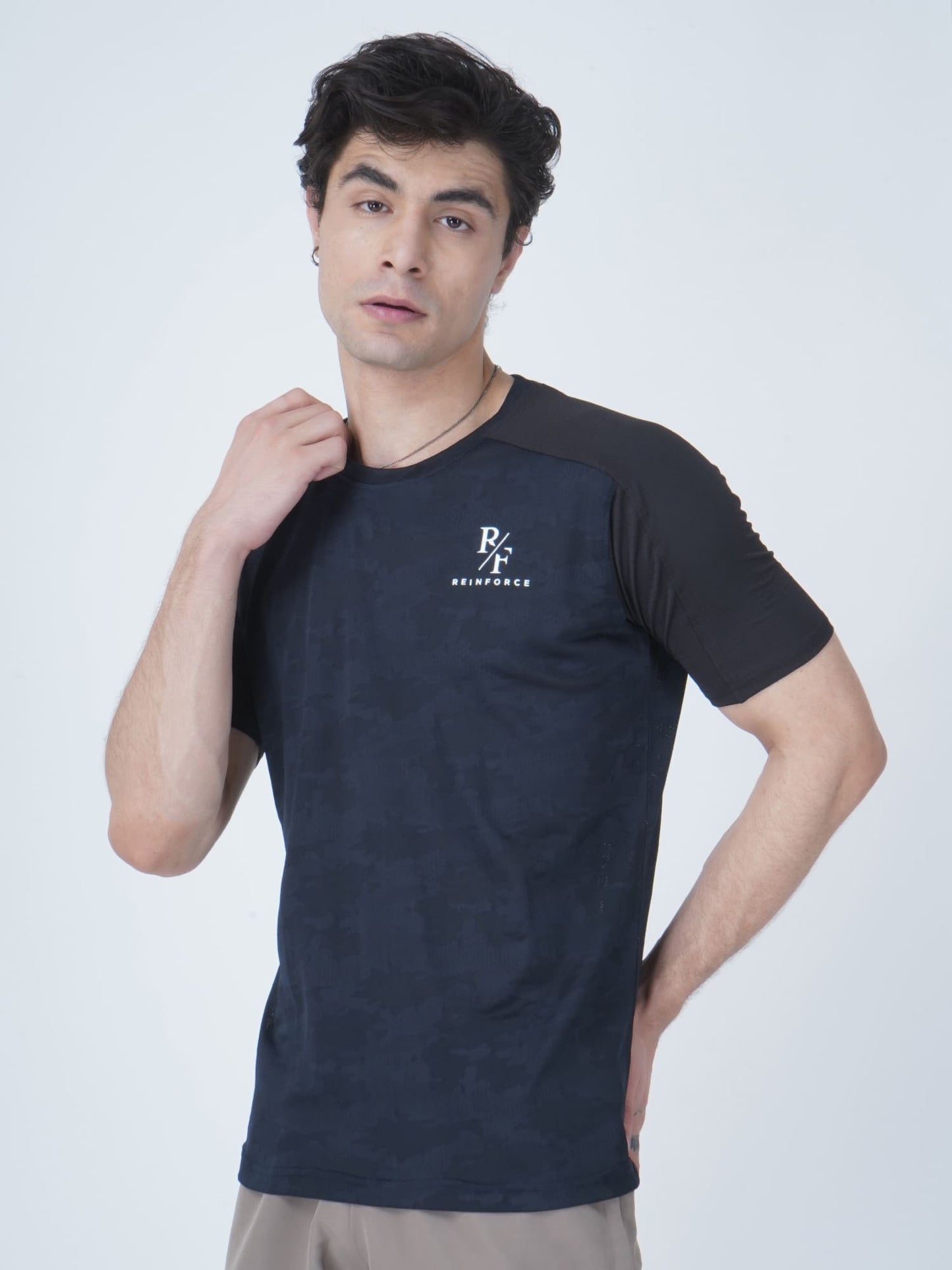 Essential Running T-shirt (Navy)